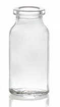 50 ml injectieflacon, helder, type 3 geblazen glas